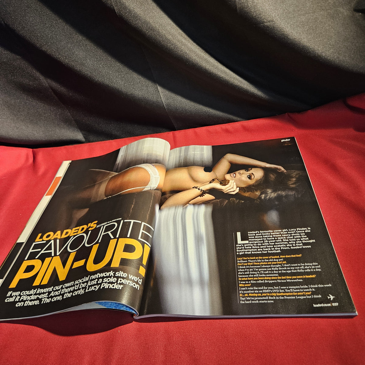 Loaded Magazine July 2012 No 220 Lucy Pinder Tiana Benjamin Roy Hodgson 1578