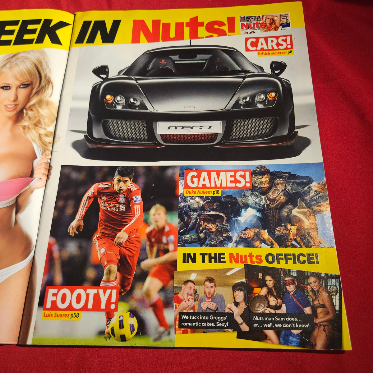 Nuts Magazine 11-17 February 2011 Sophie Reade Kacey Barnfield Maria Fowler SKU 1583