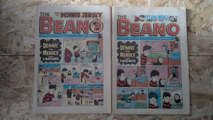 10x Beano Comics/Magazines 2090-2099 1982 Bundle/Job Lot (0015) Dennis the Menace Gnasher