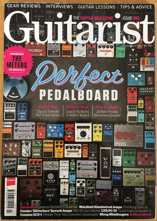 Guitarist Magazine July 2014 No.382 (Rare)(134) Gretsch G5034tft Comins Gcs-1