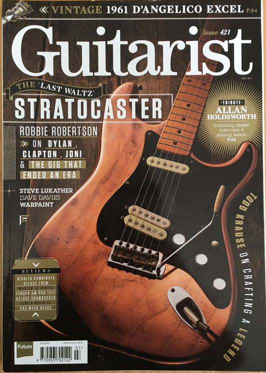 Guitarist Magazine July 2017 No.421 (Rare)(136) Rivolta Combinata Martin 16 Seri