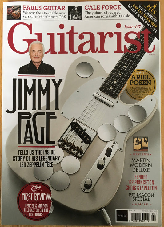 Guitarist Magazine July 2019 No.447 (Rare)(137) Jimmy Page Ariel Posen PJE Macon