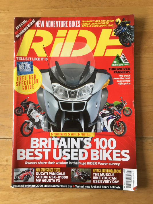 Ride Magazine May 2012 (Motorbike) (115) Ducati Panigale Suzuki GSX-R1000