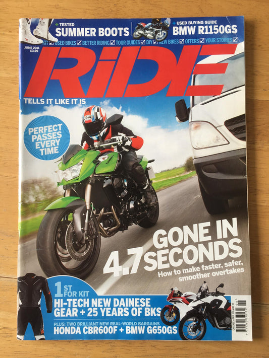Ride Magazine June 2011 (Motorbike) (115) Honda CBR600F BMW G650GS