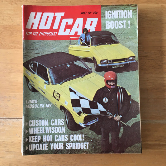 Hot Car Magazine July 1972 (145) DAF MARATHON - CAPRI - MUCH MORE