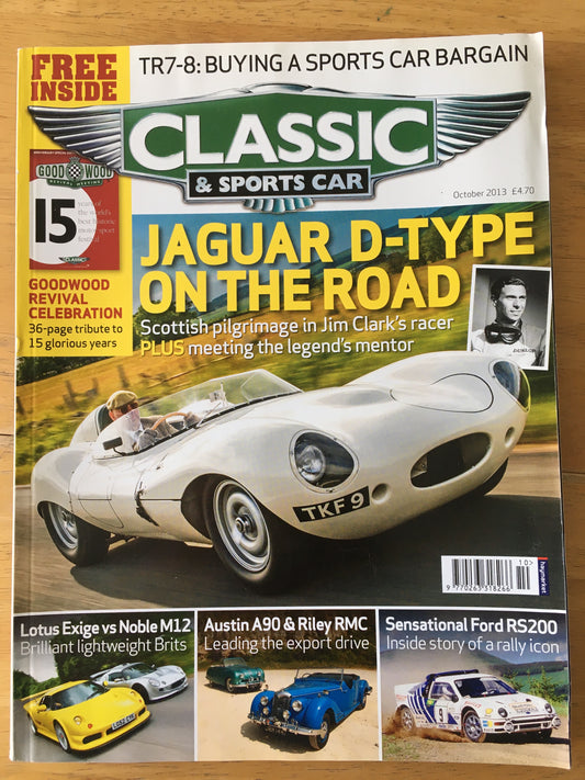 Classic & Sports Cars Magazine October 2013 (188) Jaguar D-Type Lotus Exige vs Noble M12