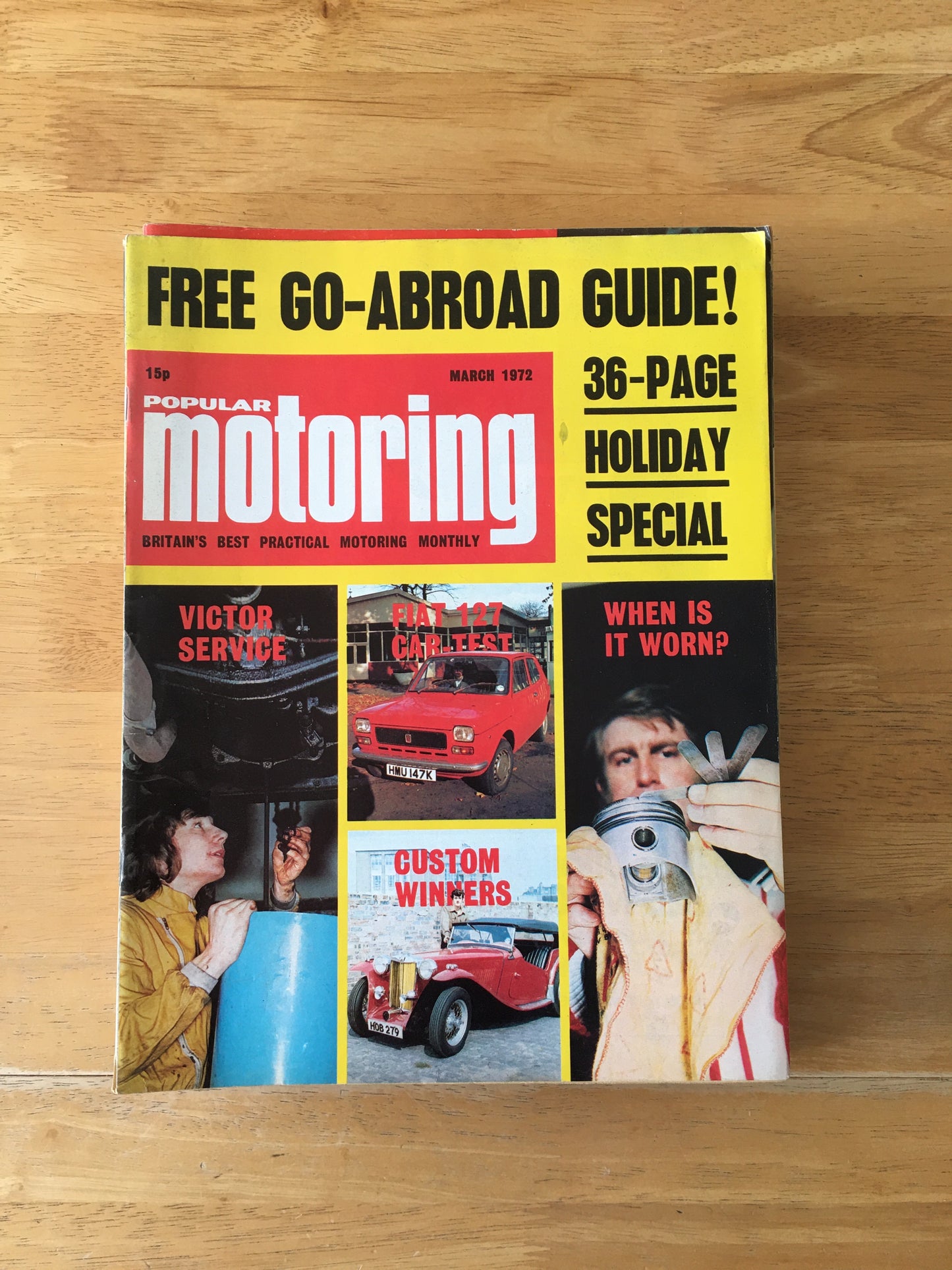 Popular Motoring Magazine March 1972 Fiat 127 Test Victor Service Custom Cars