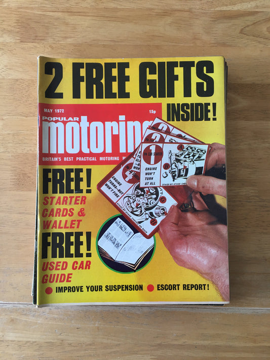 Popular Motoring Magazine May 1972 Ford Escort